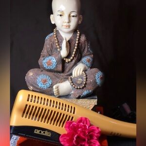 Andis Gold and Black Travel Hair Dryer.